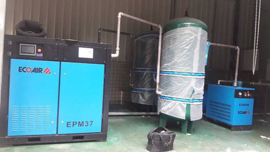 食品公司永磁變頻螺桿空壓機(jī)